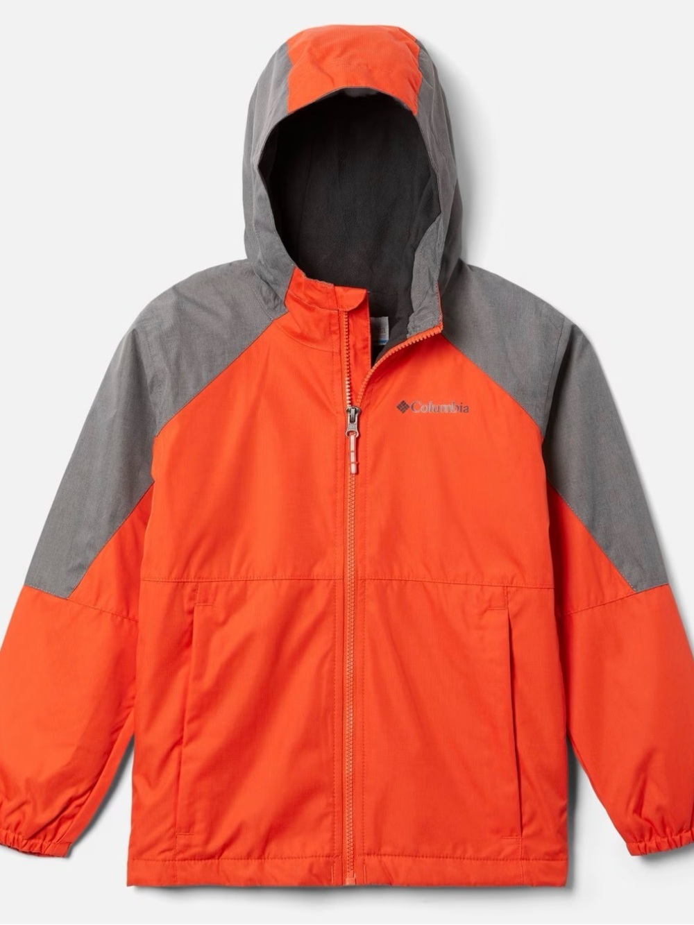 Columbia Endless Explorer Jacket Orange & Gray Youth Size S (8)